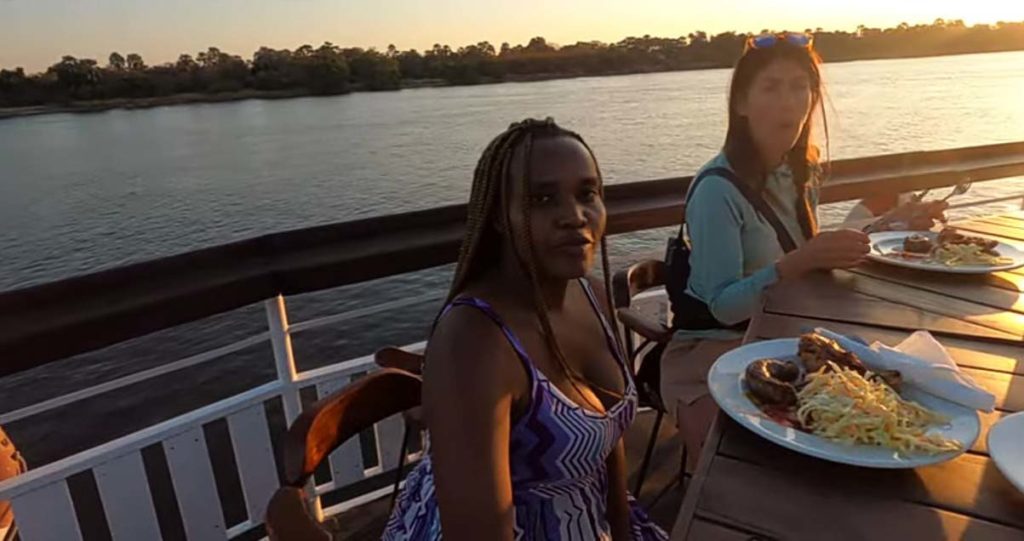 Sunset Cruise at the Victoria Falls