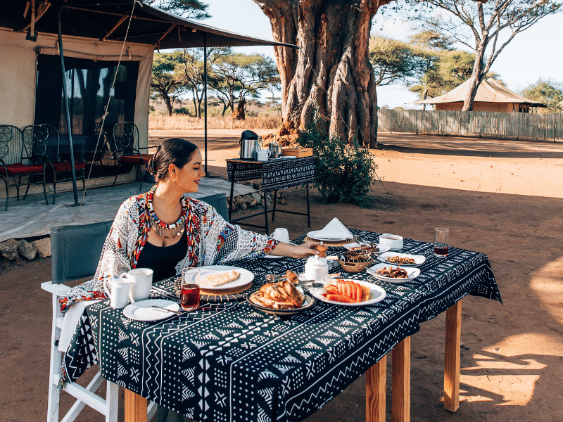 Lunch on safari