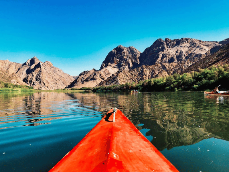 Where to go in Namibia: From Desert Dunes to Wildlife Parks 1 Canoeing in Orange River Namibia