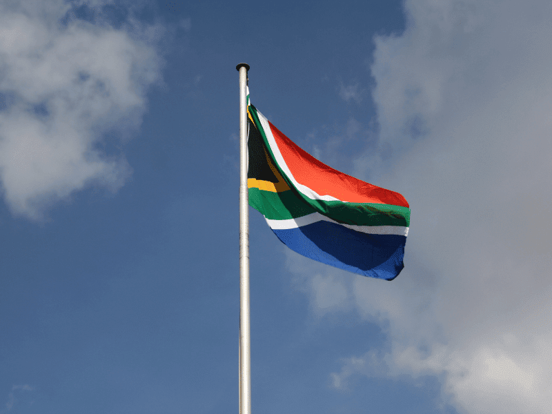 South African flag 