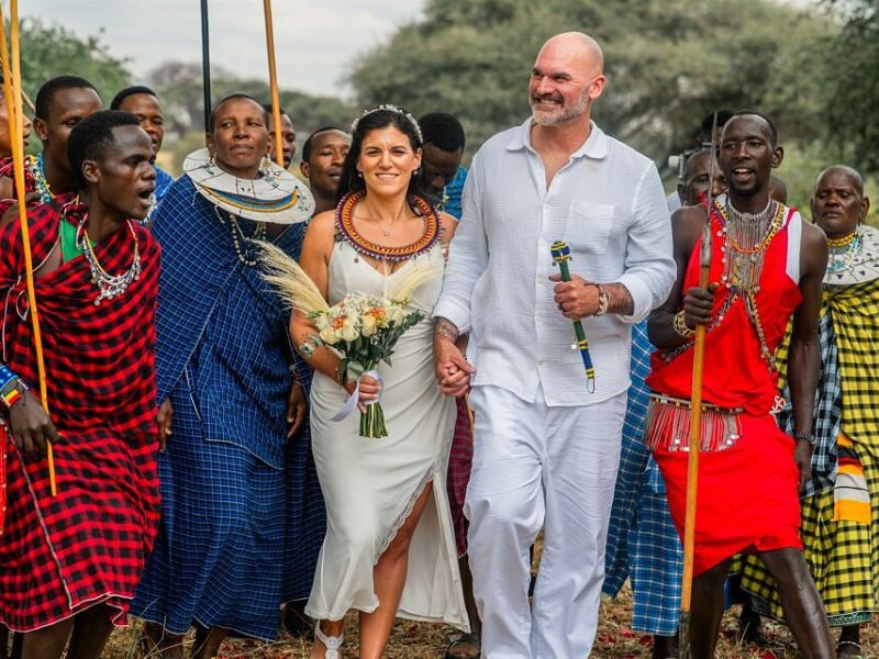 7 Small Destination Wedding Locations in Africa for Intimate Celebrations 2 wedding in tarangire with masai tribe