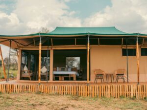 View of a tent at Jackals Lair