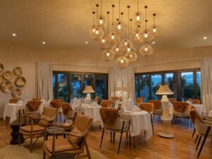 The dining room at Lemala Osonjoi Lodge